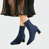 Alejandra | Botas Ortopédicas Tricotadas En Tono Beige Suave