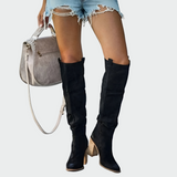 Daniela | Botas Ortopédicas De Cuero Hasta La Rodilla Elegantes