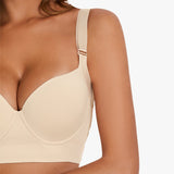 Yack Saint® Sujetador de cobertura total con espalda alisadora – Marrón
