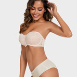 Sujetador sin tirantes ultrafino para tallas grandes