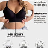Sujetador push-up Yack Saint® con efecto alisador de espalda – Negro + Beige (pack de 2)