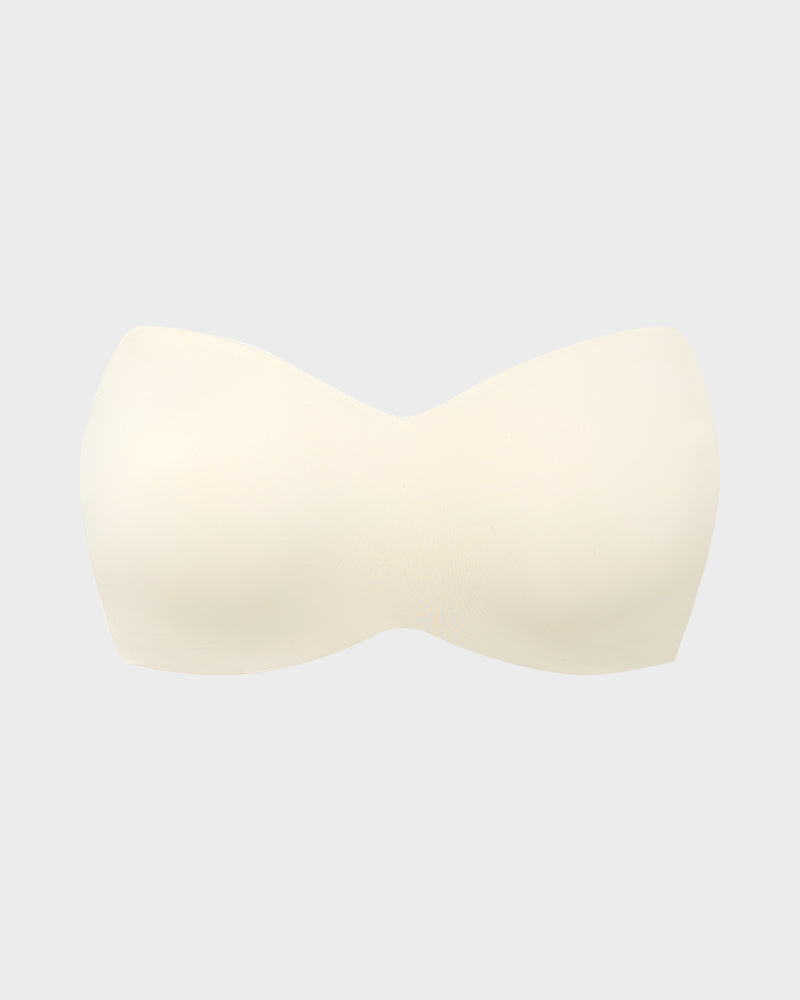 Sujetador bandeau con soporte completo: antideslizante y ajustable