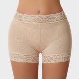 Shorts moldeadores de cintura alta con encaje