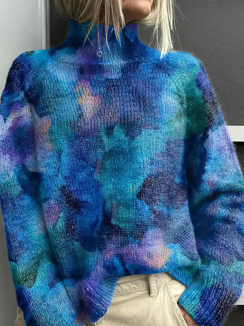 Claudia - Jersey de cuello alto cálido y elegante