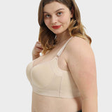 Sujetador push-up Yack Saint® con efecto alisador de espalda – Negro + Beige (pack de 2)