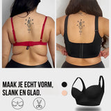 Sujetador push-up Yack Saint® con espalda alisadora – Negro