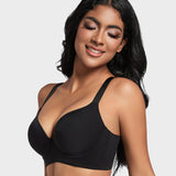 Sujetador Push-Up Plunge con espalda lisa