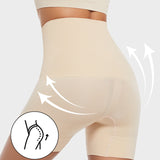 Pantalones cortos de cintura ultra alta con control de abdomen y levantamiento de glúteos