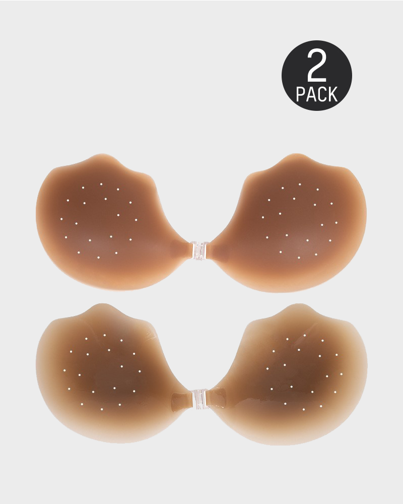 Sujetador invisible de silicona transpirable y autoadhesivo (2 unidades)