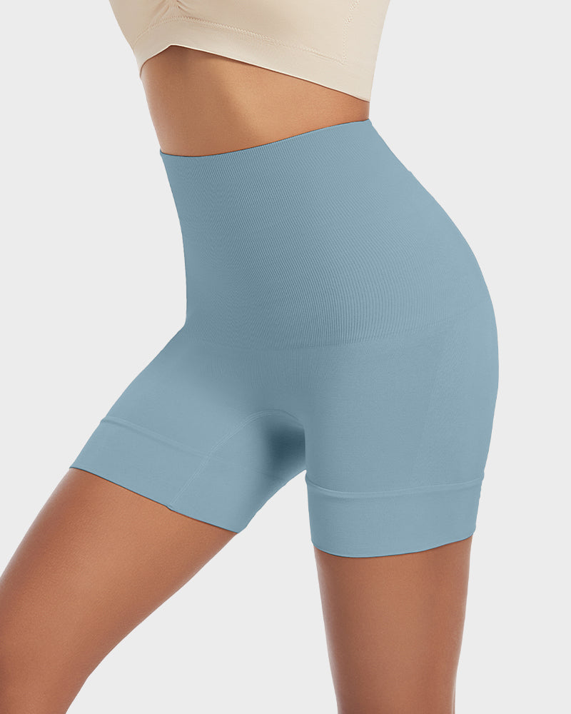 Pantalones cortos de cintura ultra alta con control de abdomen y levantamiento de glúteos