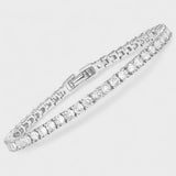 Liliana - Pulsera tipo tenis en oro blanco