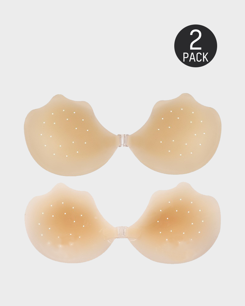 Sujetador invisible de silicona transpirable y autoadhesivo (2 unidades)