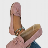 Peony Mocasines de Suede Clásicos con Borlas