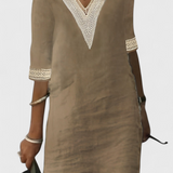 Malia Vestido Midi de Elegancia Casual