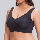 Yack Saint® Sujetador deportivo sin tirantes con cuello en V y espalda lisa