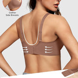 Sujetador push-up sin aros, sin costuras y con escote en V profundo