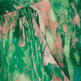 Inna Pantalones Rectos de Cintura Alta con Estampado de Mármol