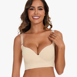 Sujetador de cobertura total Yack Saint® con alisador de espalda – Beige (2 unidades)