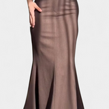 Milagros Falda Entallada Estilo Sirena