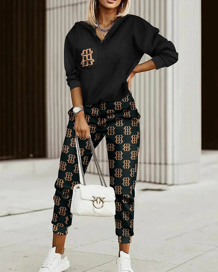 Conjunto deportivo cómodo y moderno para mujeres