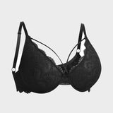 Sujetador push-up de encaje con tirantes – Sin relleno