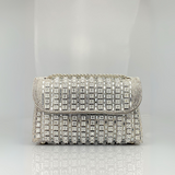 Estrella - Bolso bandolera con cadena elegante y diamantes de colores