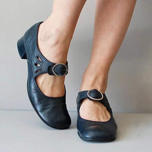 Rhoda® | Classic sandals with leather heels