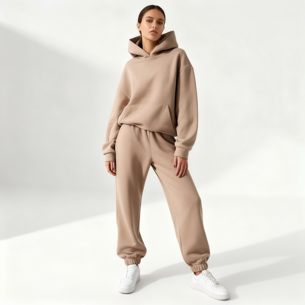 Conjunto de Chándal Suave y Cálido