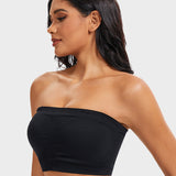 Sujetador bandeau sin costuras con cobertura total