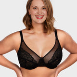 Sujetador minimizador con cobertura total – Petal