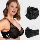 Sujetador minimizador con cobertura total – Petal