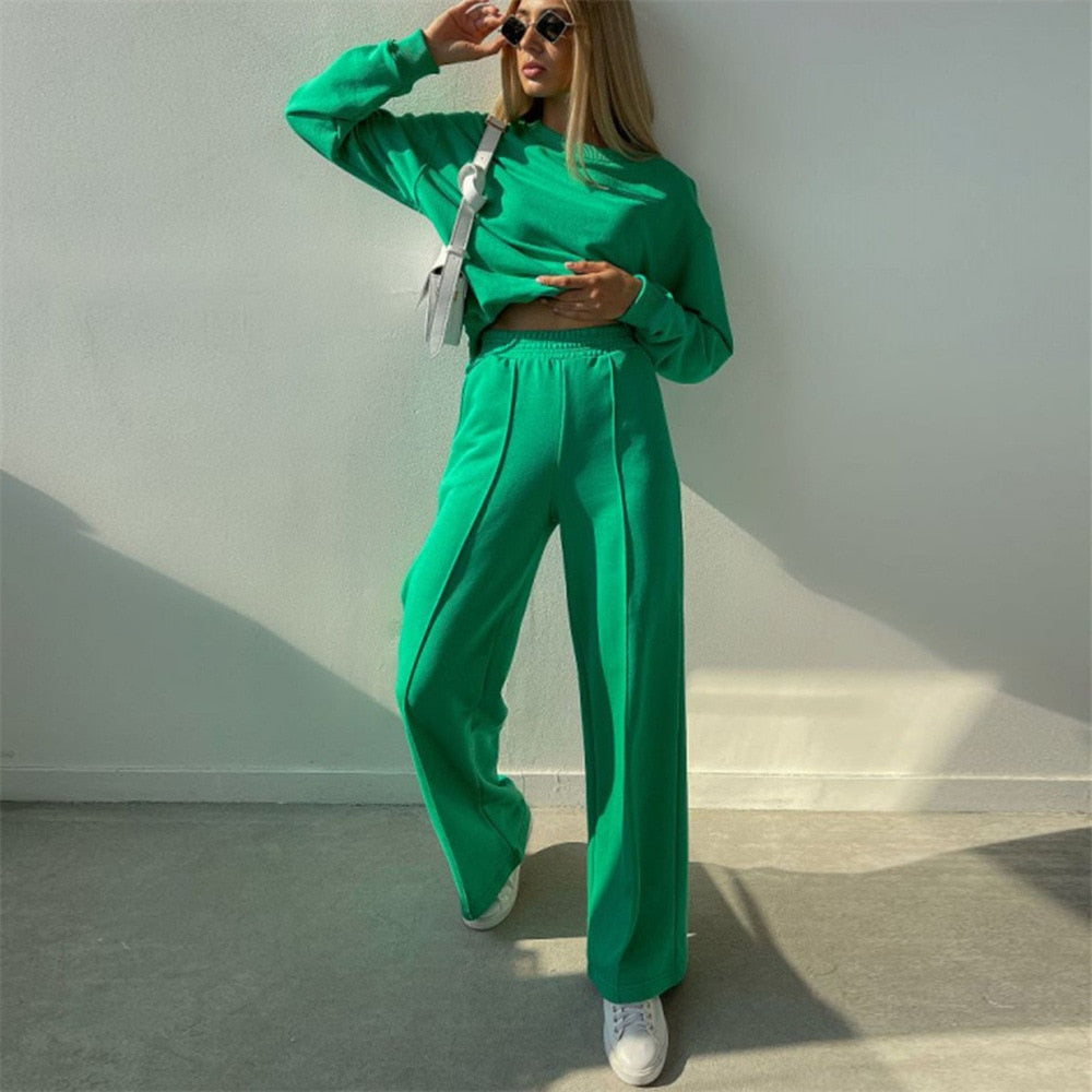 Conjunto de chándal de 2 piezas para mujeres