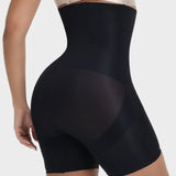 Pantalones cortos moldeadores de compresión cruzada de cintura alta: para una silueta más estilizada y suave.