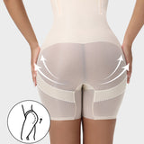 Pantalones cortos moldeadores de compresión cruzada de cintura alta: para una silueta más estilizada y suave.
