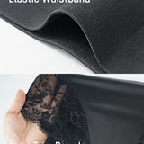 Braguitas moldeadoras de encaje sin costuras y cintura alta (paquete de 3)