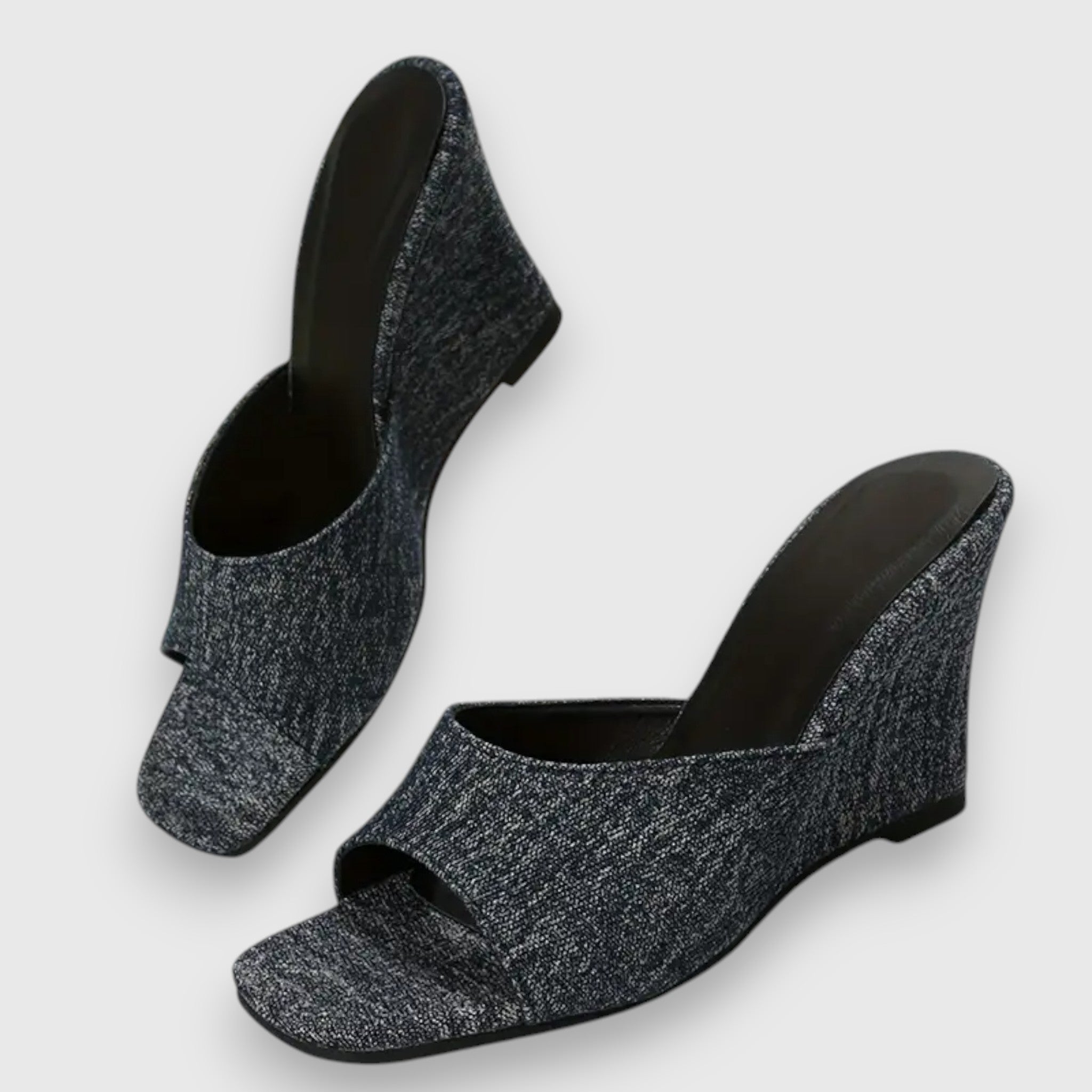 Ximena® | Jeans Keilabsatz Sandals