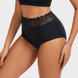 Braguitas hipster de algodón con acabado de encaje (paquete de 5)