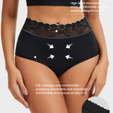 Braguitas hipster de algodón con acabado de encaje (paquete de 5)