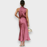 Leonita - Vestido elegante de tejido premium