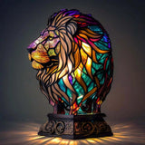 Simba | Lámpara león mágica en vidrio de colores