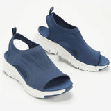 Natalia® | Women'S Breathable Knit Open Toe Slip-On Sandals