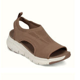 Natalia® | Women'S Breathable Knit Open Toe Slip-On Sandals
