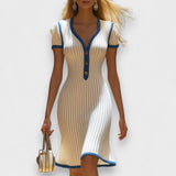 Olívia - Vestido midi elegante