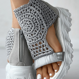 Xaviera® | Elastic Knit Sandals