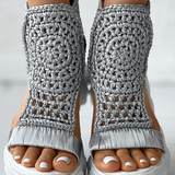Xaviera® | Elastic Knit Sandals