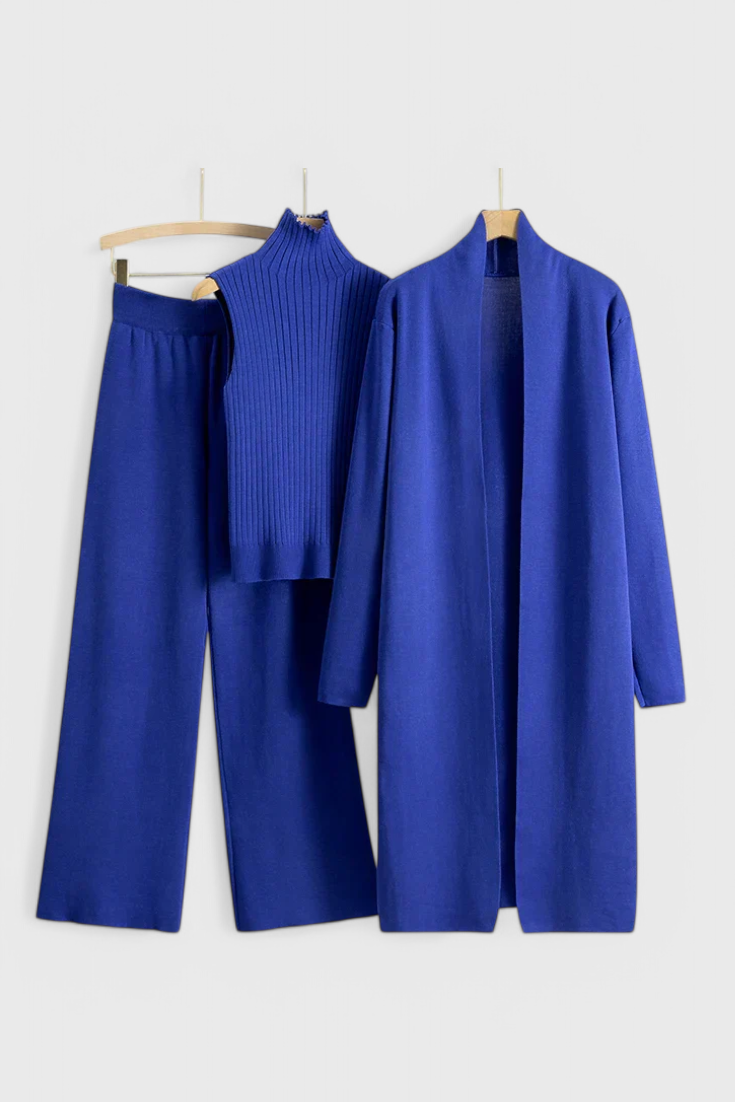 Mahalia Conjunto de Punto de 3 Piezas