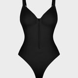 Body moldeador sin costuras con cremallera en la parte delantera