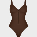 Body moldeador sin costuras con cremallera en la parte delantera