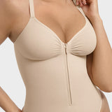 Body moldeador sin costuras con cremallera en la parte delantera