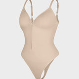 Body moldeador sin costuras con cremallera en la parte delantera